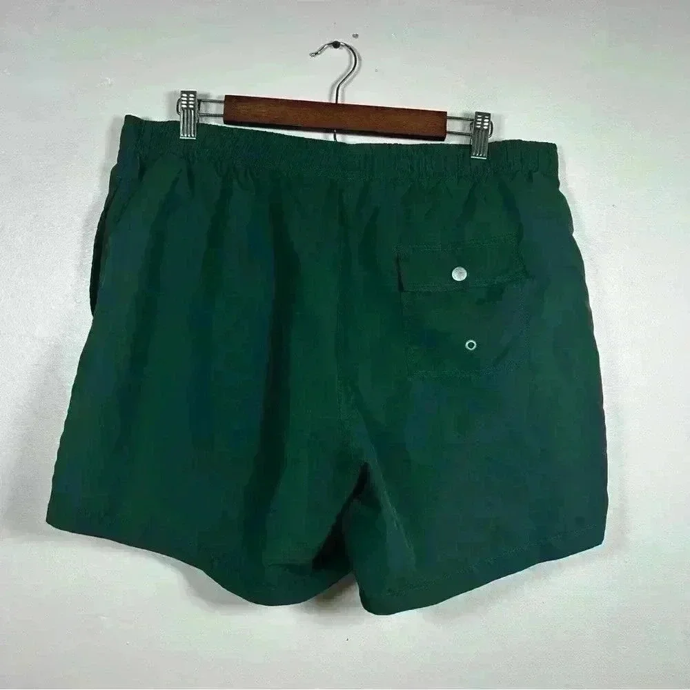 Bather Men's Emerald Green Swim‎ Trunks Shorts Recycled Materials XL
